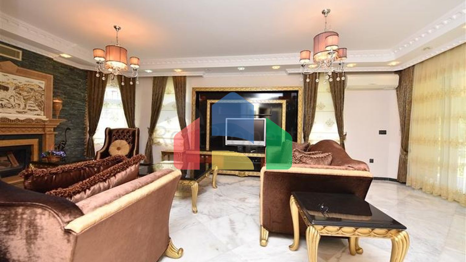 Просторная вилла 7+1 в районе Кестель