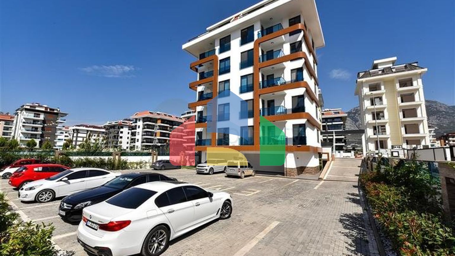 Квартира 2+1 на першій лінії в районі Кестель