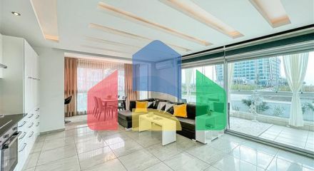 Furnished one-bedroom apartment in Kestel district
