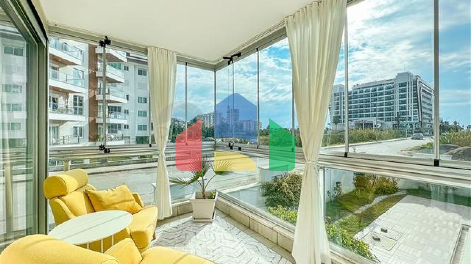 Меблированная двухкомнатная квартира в районе Кестель