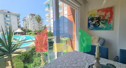 A 2+1 apartment in the Kestel area, just 50 m from the sea