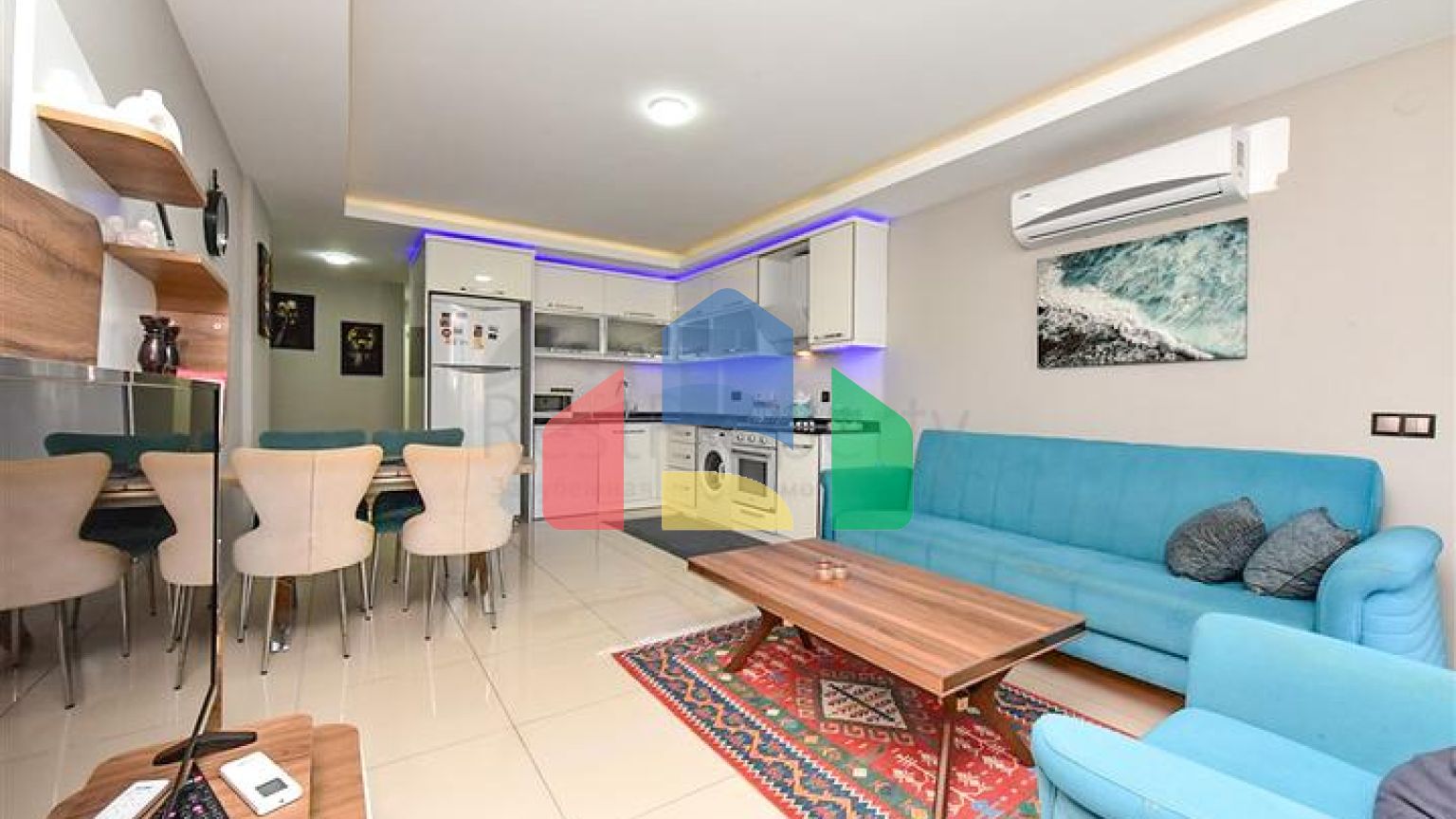 Меблированная квартира планировкой 2+1 в районе Кестель