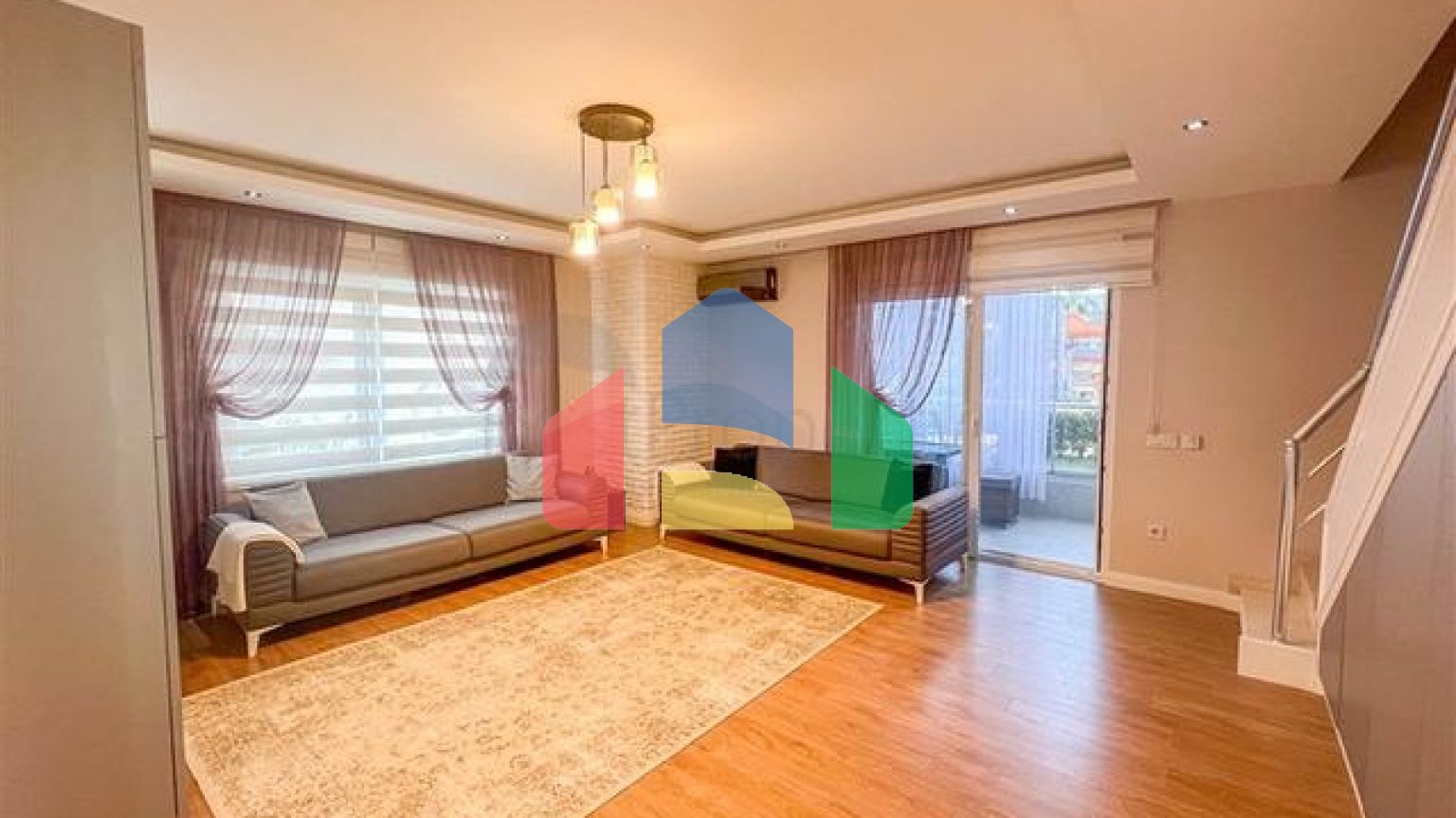 Уютный садовый дуплекс 2+1 для большой семьи