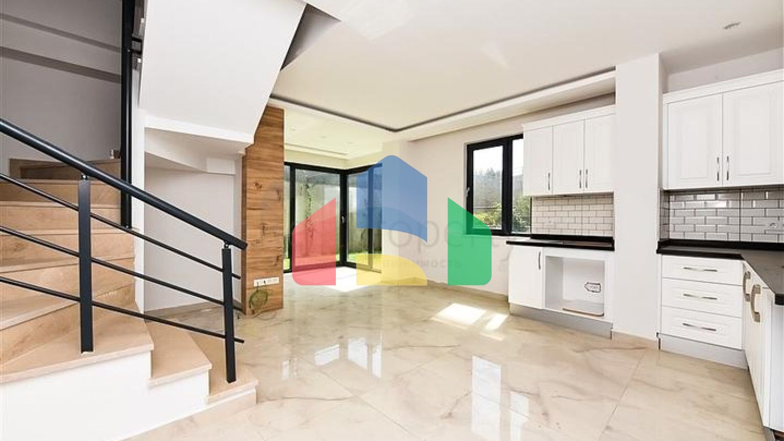 Квартира 2+1 со своим садом в Кестеле