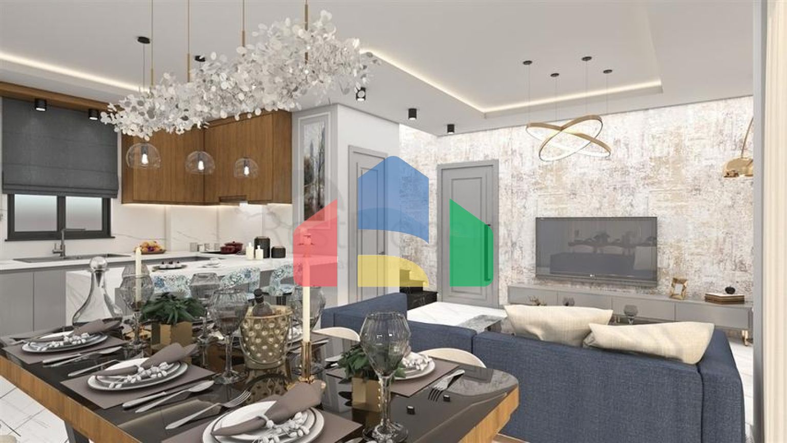 Комплекс в 150 м от моря в районе Кестель