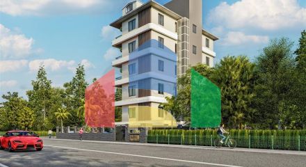 Комплекс в 150 м от моря в районе Кестель Комплекс в 150 м от моря в районе Кестель