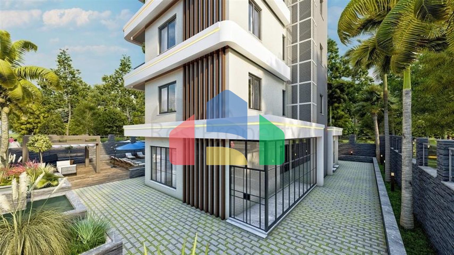 Комплекс в 150 м от моря в районе Кестель