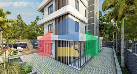 Комплекс в 150 м от моря в районе Кестель Комплекс в 150 м от моря в районе Кестель