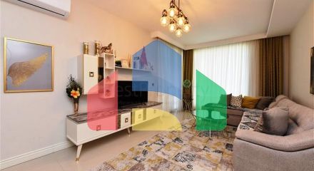 One-bedroom apartment in a complex on the first line in Kestel district