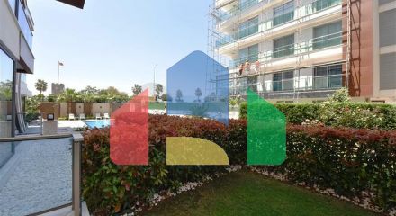 One-bedroom apartment in a complex on the first line in Kestel district