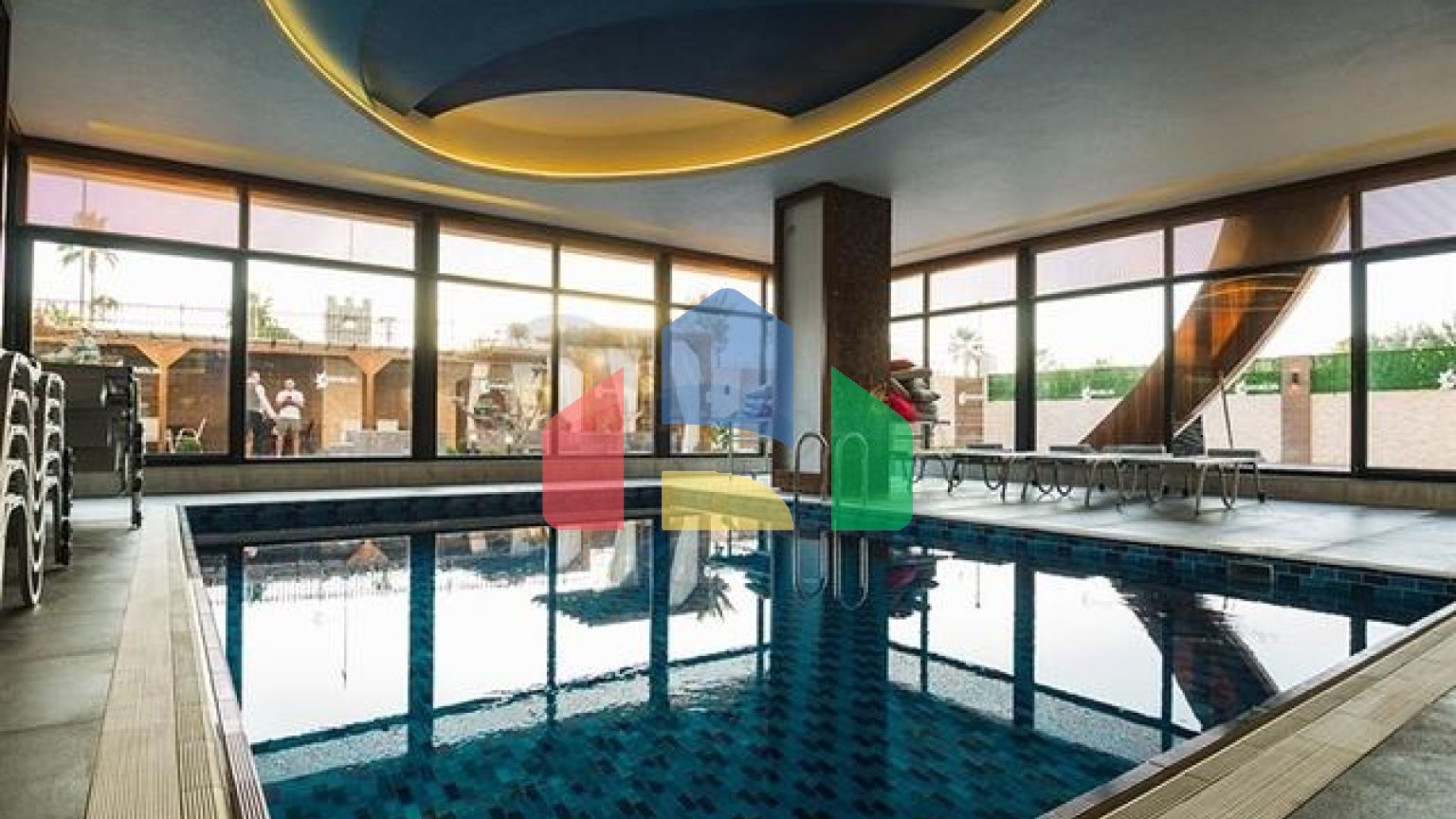 Двокімнатна квартира в комплексі на першій лінії в районі Кестель