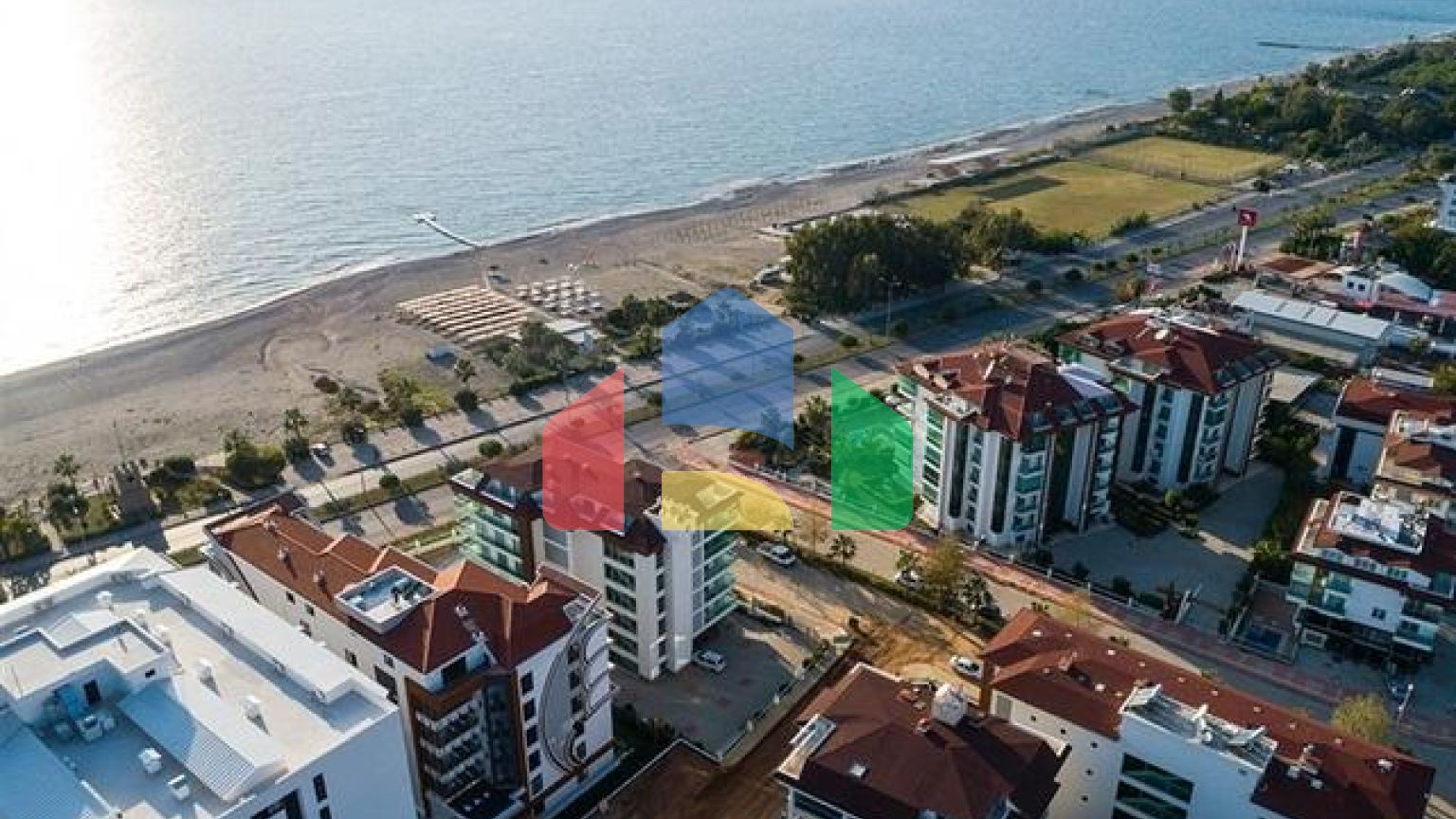 Двокімнатна квартира в комплексі на першій лінії в районі Кестель