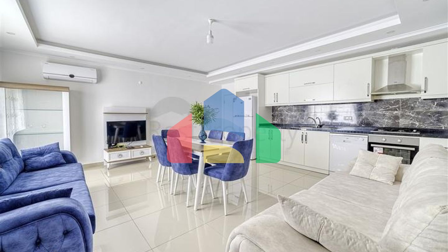 Дуплекс 3+1 с собственным садом в районе Кестель