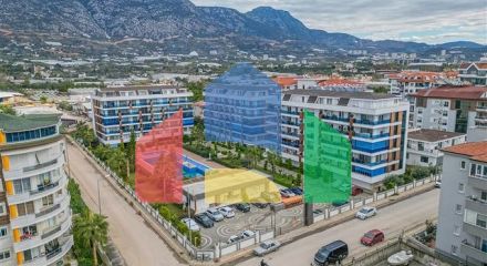 Просторный пентхаус 3+1 с террасой в современном жилом комплексе