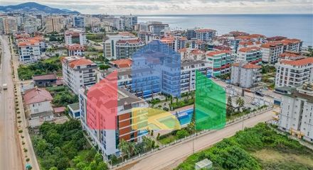 Просторный пентхаус 3+1 с террасой в современном жилом комплексе