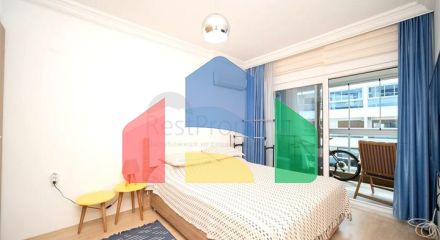 Уютная квартира 1+1 в районе Кестель рядом с морем