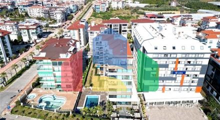 Квартира 1+1 с инфраструктурой комплекса в районе Кестель