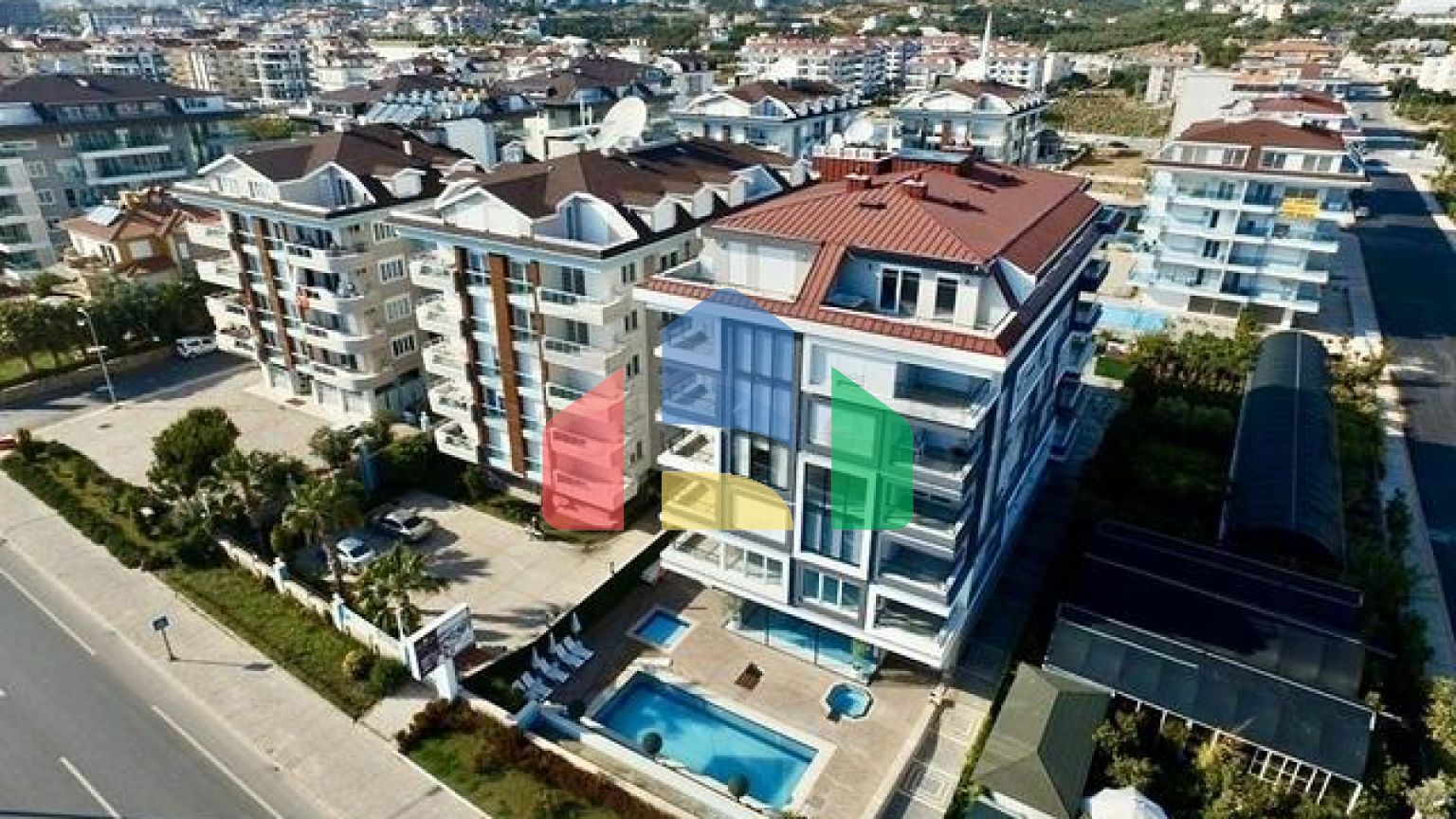 Квартира 1+1. 2+1. 3+1 с инфраструктурой комплекса в районе Кестель