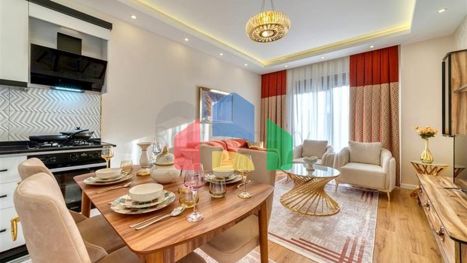 Уютная квартира 1+1 в районе Кестель с современной инфраструктурой