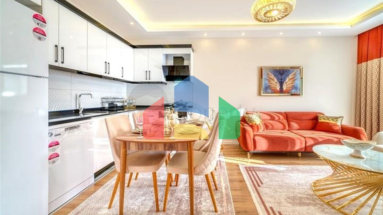 Уютная квартира 1+1 в районе Кестель с современной инфраструктурой