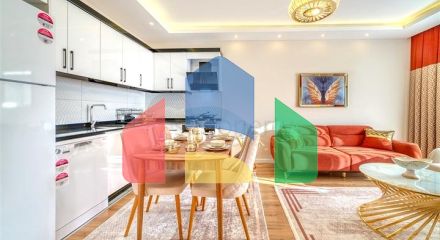 Уютная квартира 1+1 в районе Кестель с современной инфраструктурой