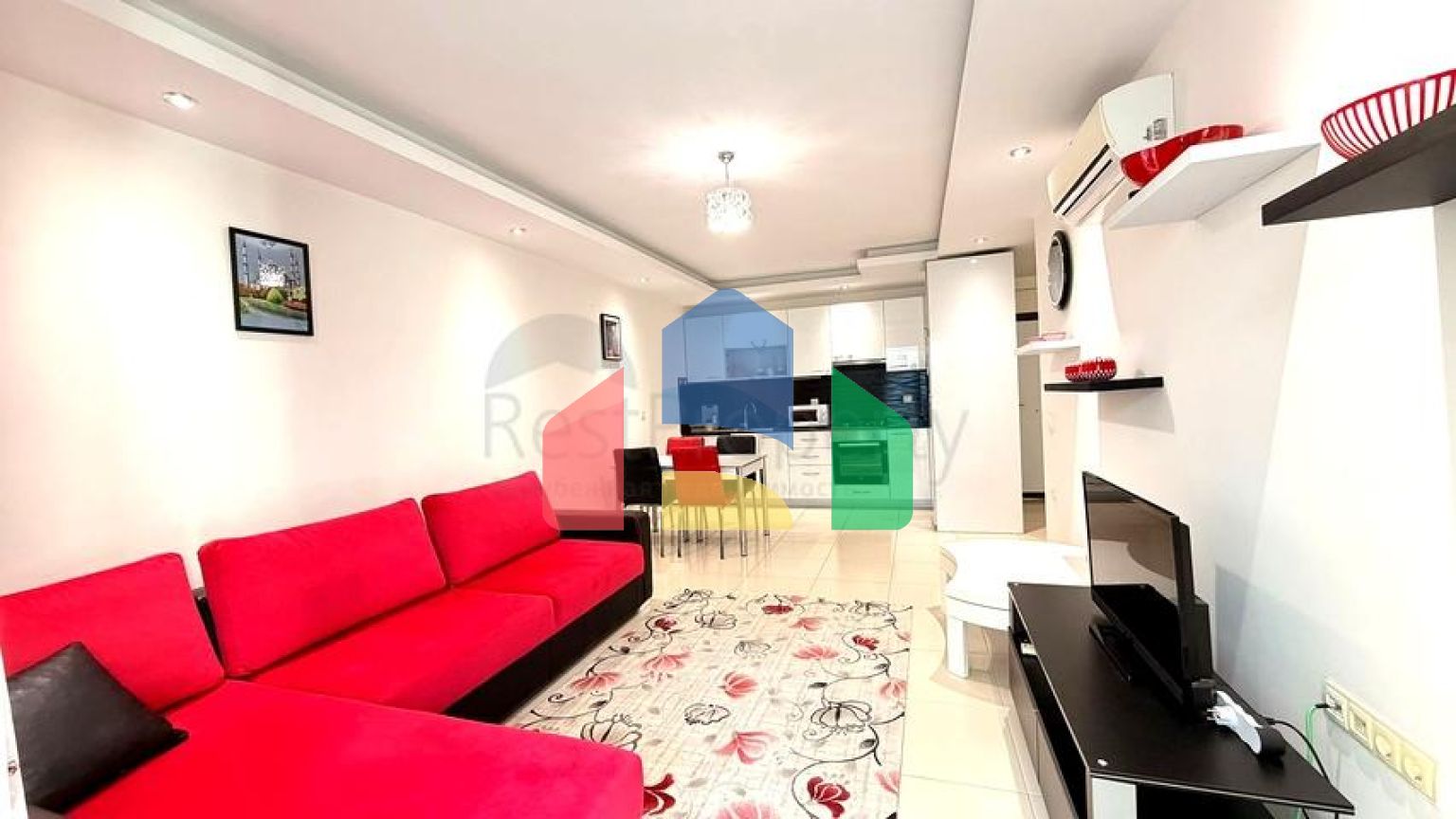 Современная квартира 1+1 в Кестель рядом с морем