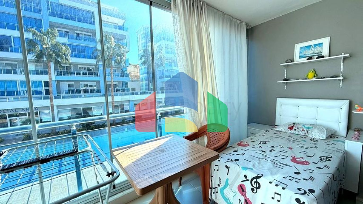 Современная квартира 1+1 в Кестель рядом с морем