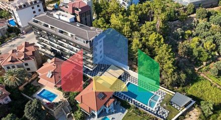 Современная квартира 1+1 в уютном жилом комплексе Кестеля