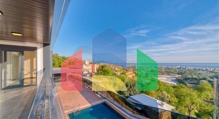 Простора вілла 4 + 1 з видом на море і власною інфраструктурою в Кестелі