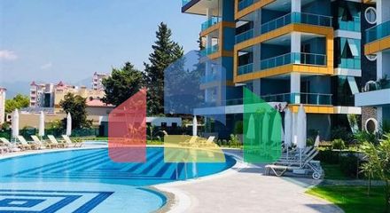 Квартира 1+1 с полной инфраструктурой комплекса в районе Кестель