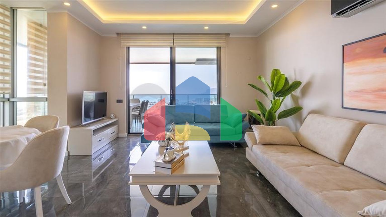 Квартира 1+1 с полной инфраструктурой комплекса в районе Кестель