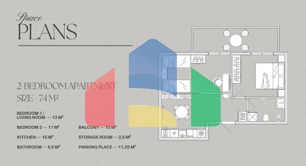Продажа - Квартира 50 m² на Крите