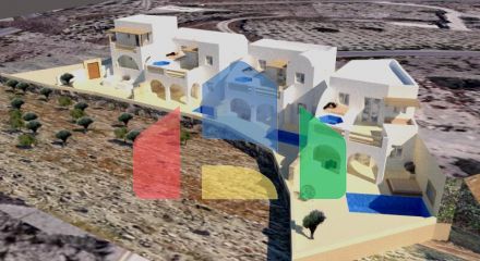 Продаж - Земельна ділянка 892 m² на Санторіні