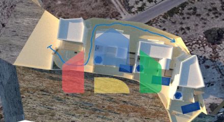 Продаж - Земельна ділянка 892 m² на Санторіні