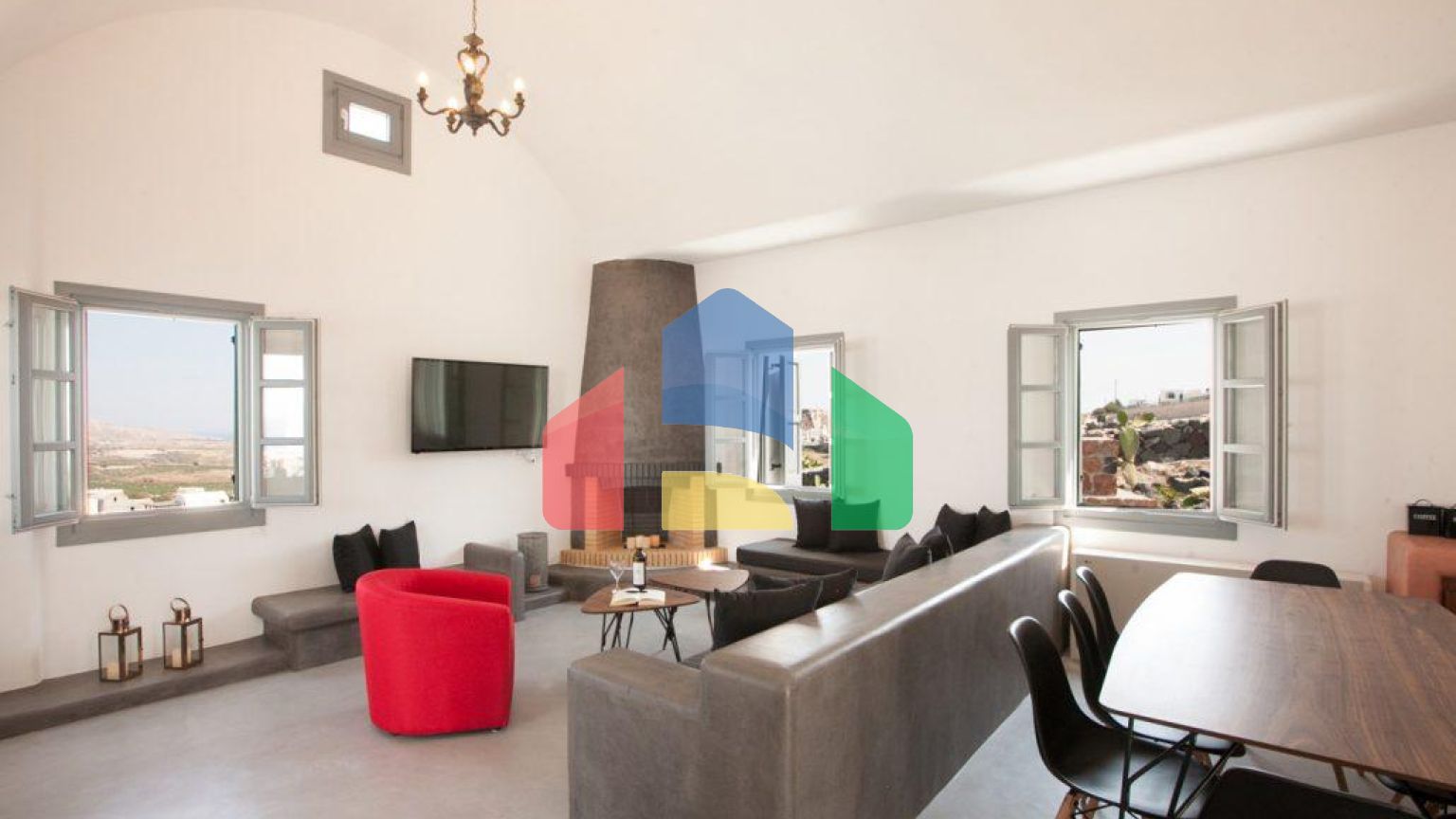 Продаж - Бізнес 1046 m² на Санторіні