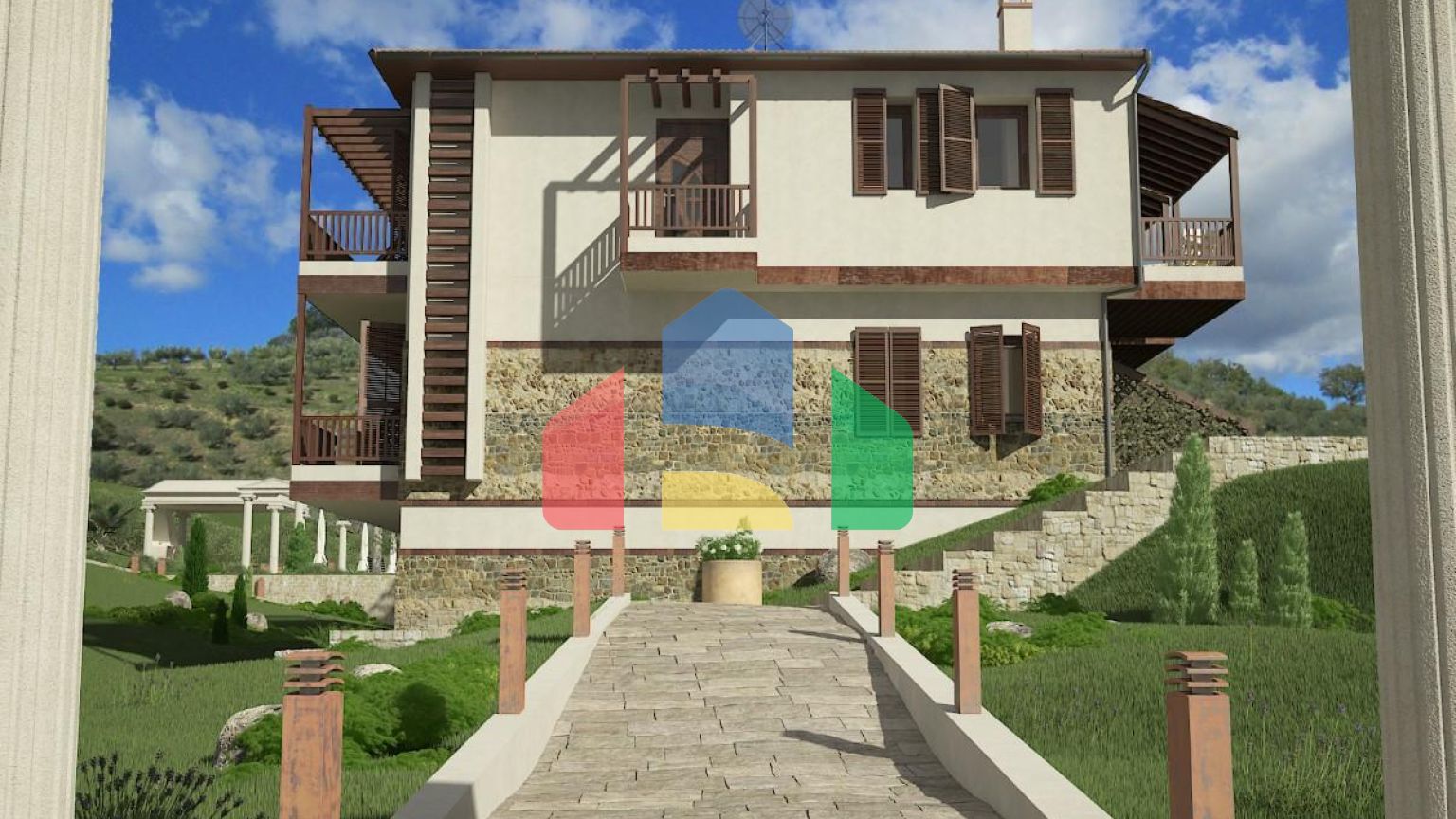 Продажа - Таунхаус 780 m² на Афоне (Халкидики)