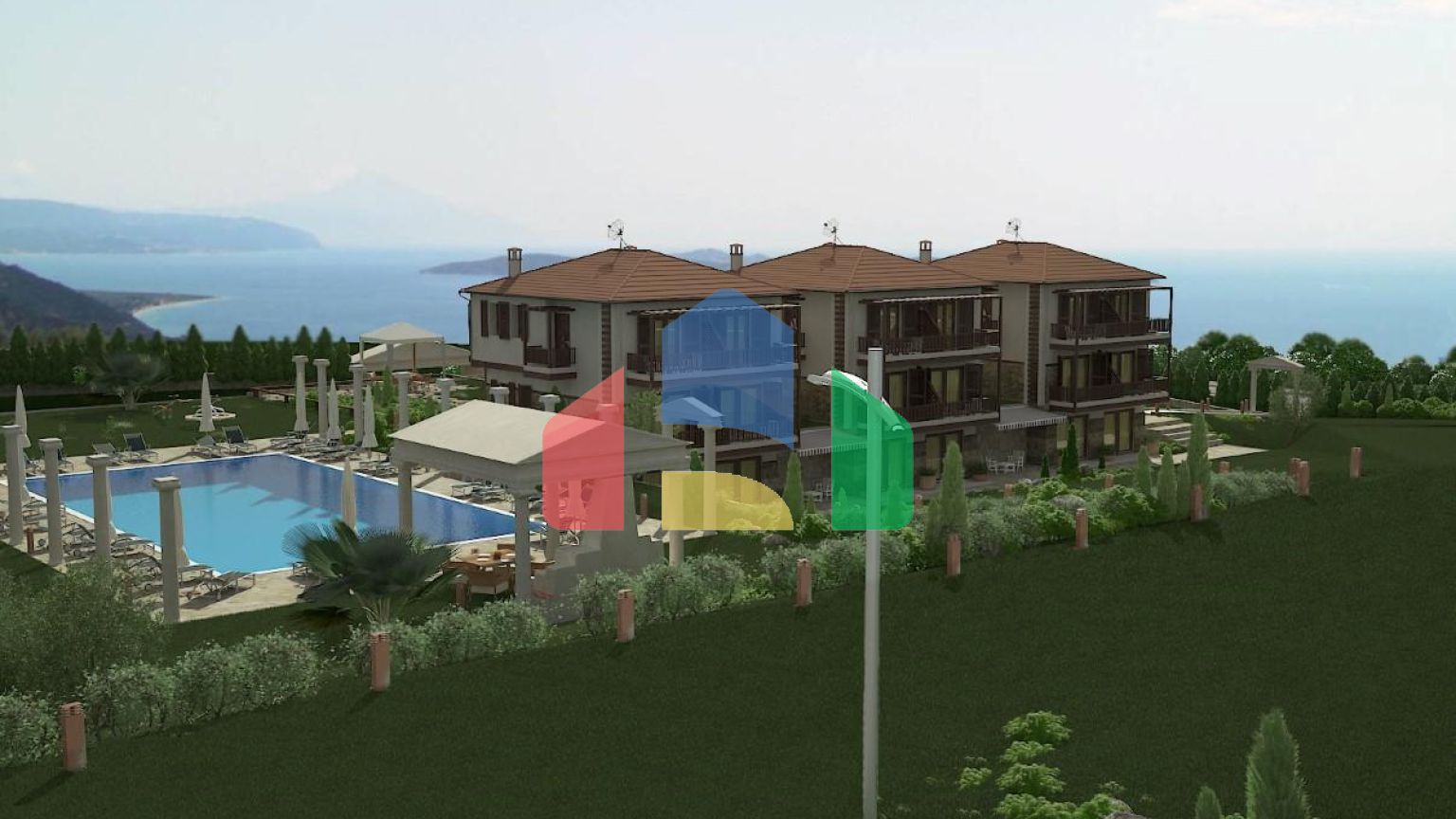 Продажа - Таунхаус 780 m² на Афоне (Халкидики)