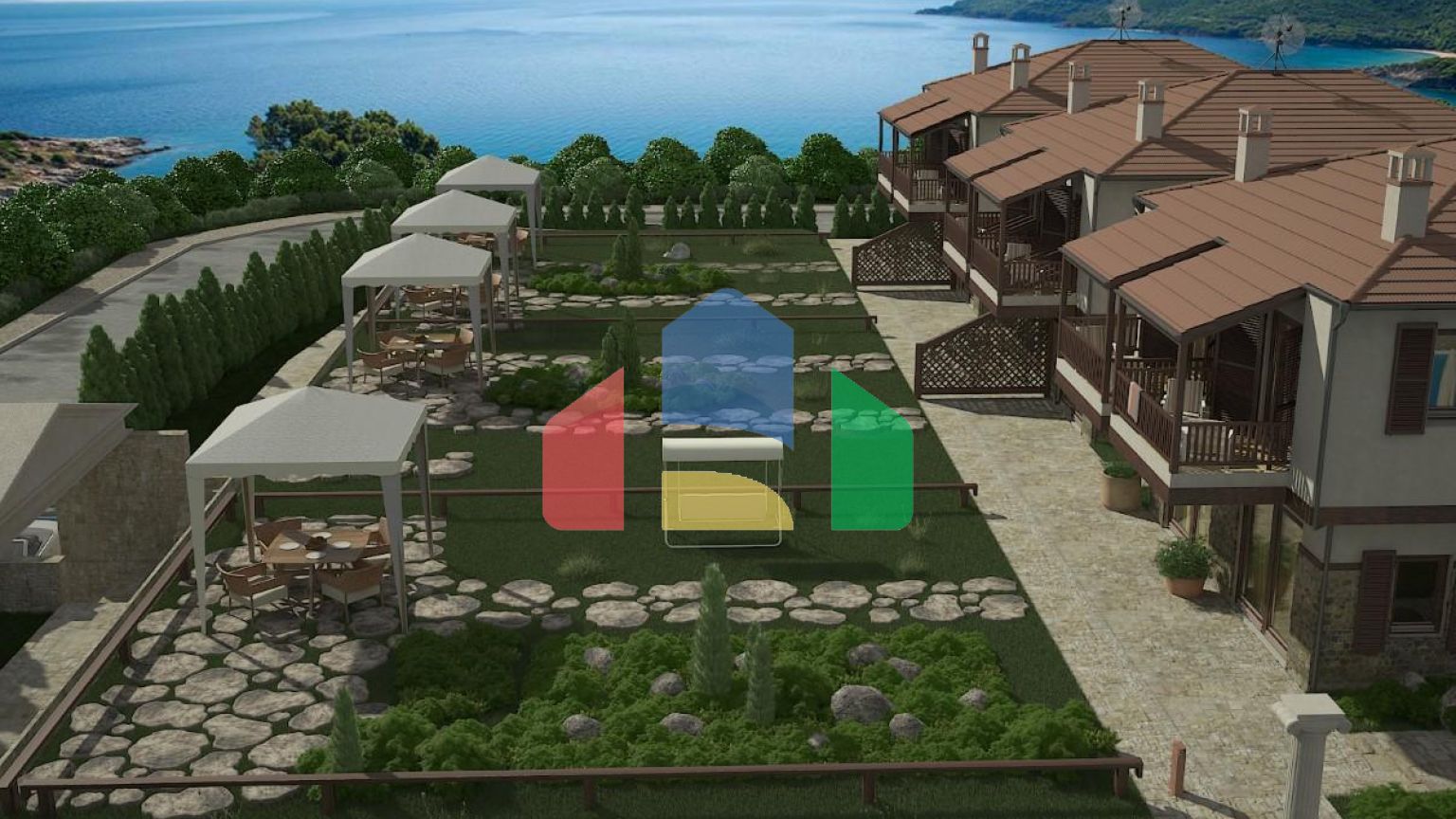 Продажа - Таунхаус 780 m² на Афоне (Халкидики)