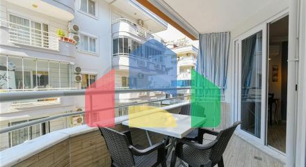 1+1 apartment in Oba area just 550 m from the sea