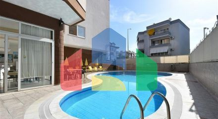 1+1 apartment in Oba area just 550 m from the sea