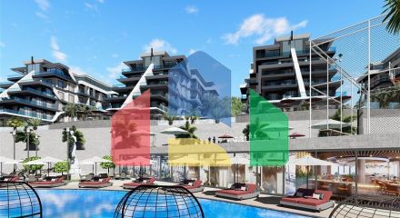 Роскошный инвестиционный проект в районе Оба