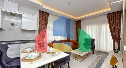 Buy Property in Alanya - 1 bedroom apt - under construction - Oba / Alanya