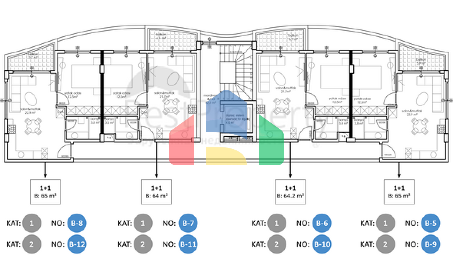 Масштабный инвестиционный проект в районе Оба в 300 м от моря