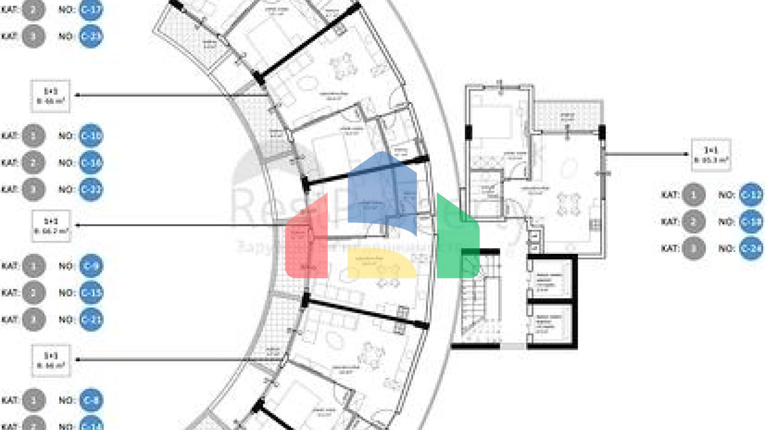 Масштабный инвестиционный проект в районе Оба в 300 м от моря