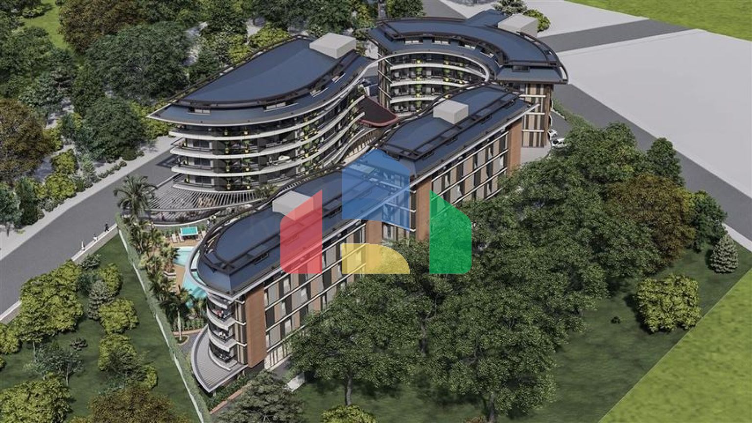 Масштабный инвестиционный проект в районе Оба в 300 м от моря