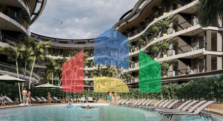 Масштабный инвестиционный проект в районе Оба в 300 м от моря