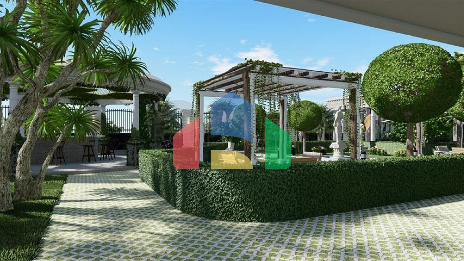 Елітний житловий комплекс поблизу моря на початковому етапі будівництва