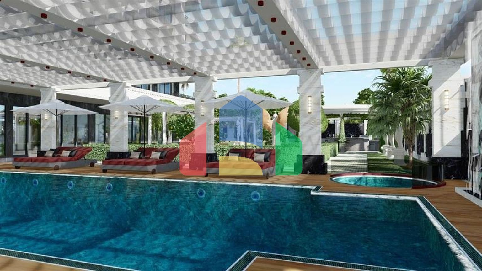 Елітний житловий комплекс поблизу моря на початковому етапі будівництва