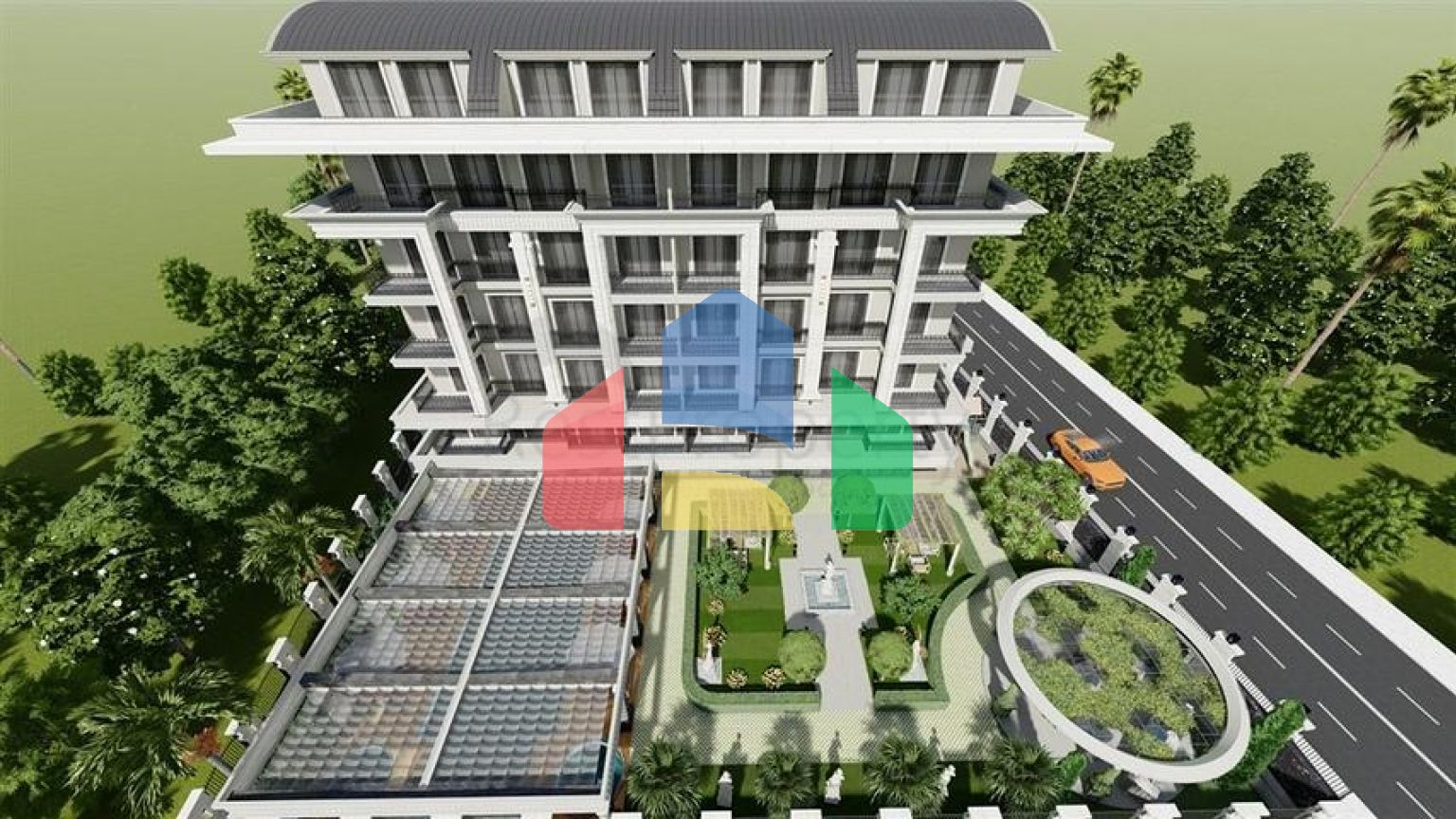 Елітний житловий комплекс поблизу моря на початковому етапі будівництва