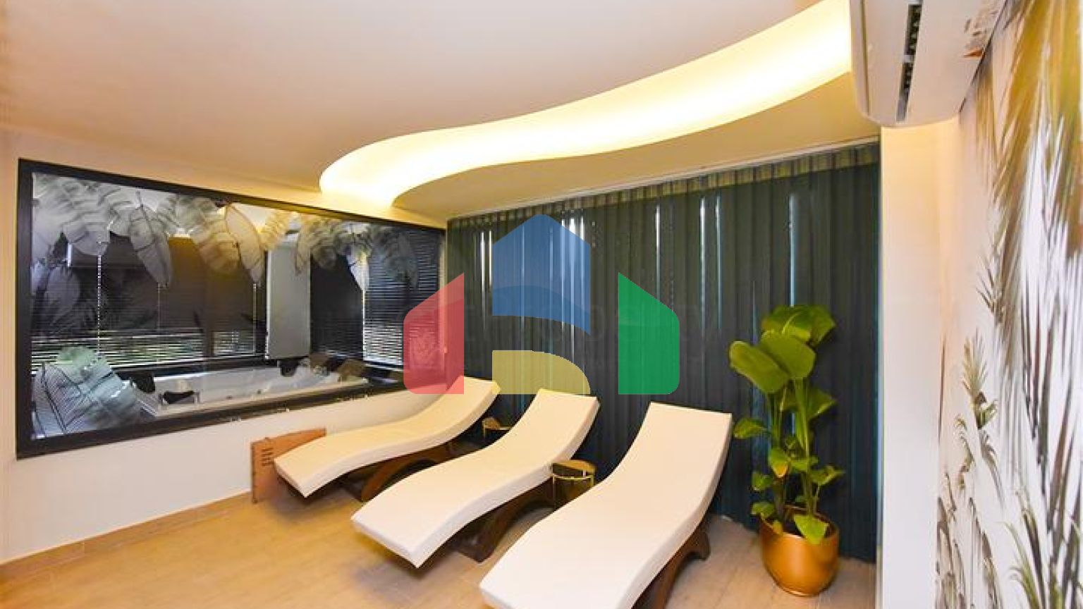 Меблированный пентхаус 2+1 в районе Оба